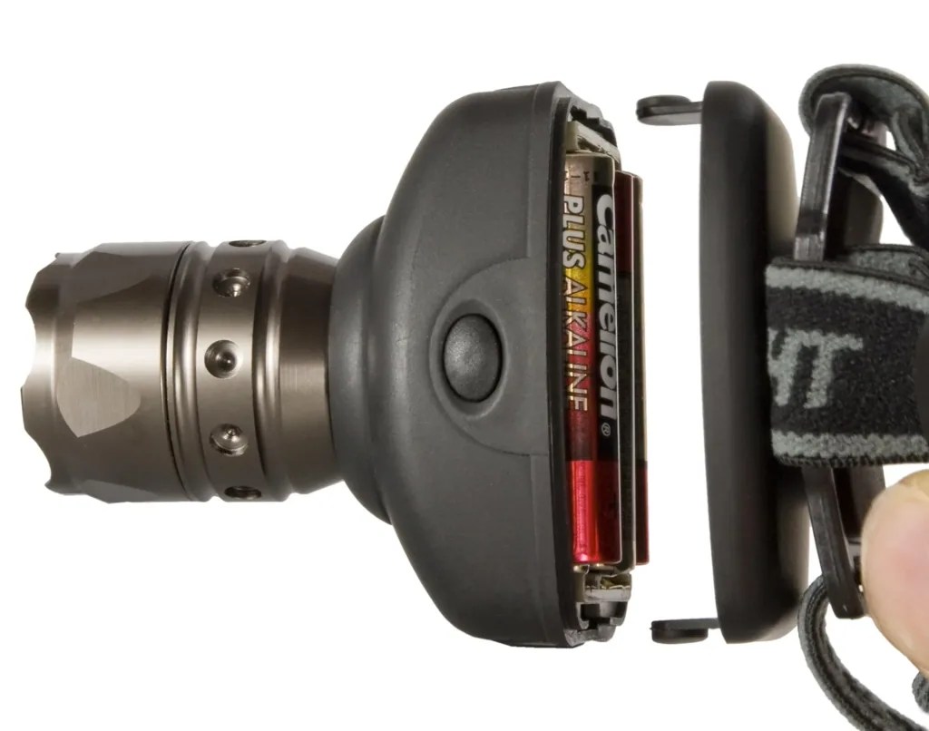 Kopflampe 3 Watt LED mit Zoomfunktion - inkl. Batterien