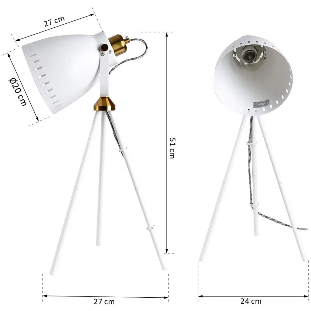Tripod-Tischlampe