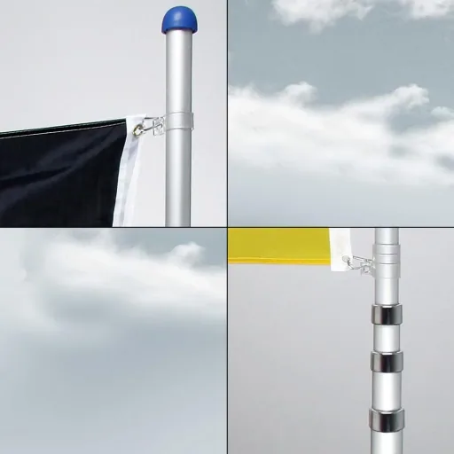 Fahnenmast 650cm Deutschland | Teleskop