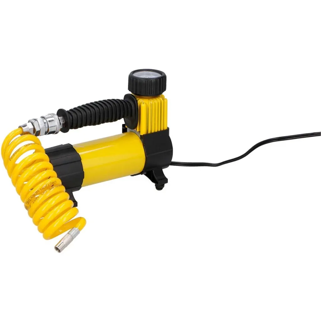 Mini-Kompressor - 12V - Inkl. 3 Adapter - über Zigarettenanzünder