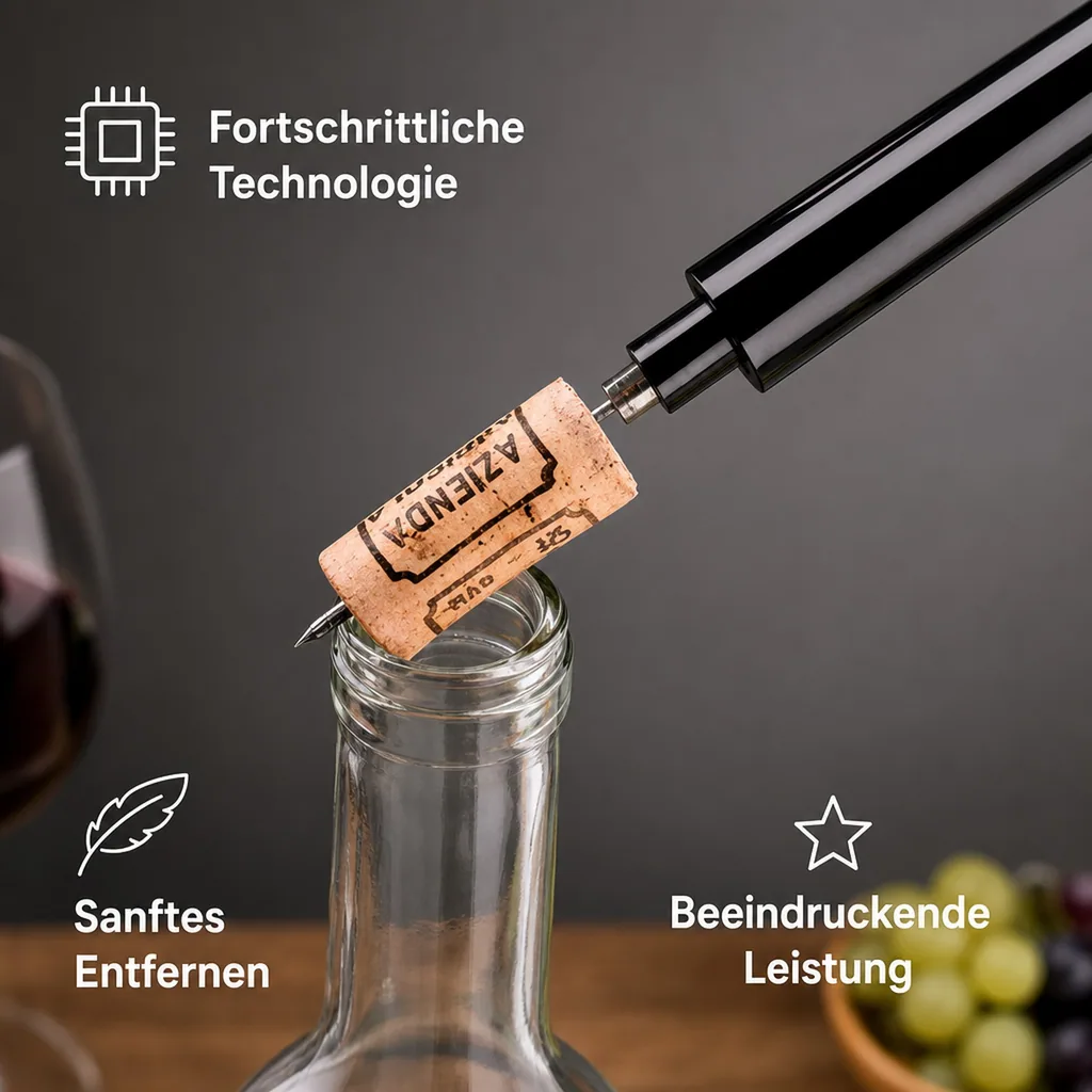 Corklift mit Handpumpe