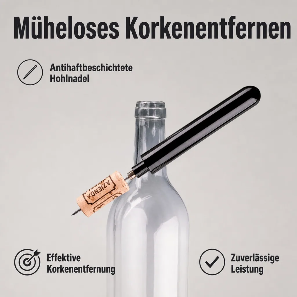 Corklift mit Handpumpe