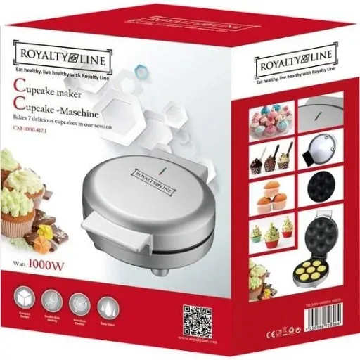 Cupcake-Hersteller 7 Cupcakes - Silber