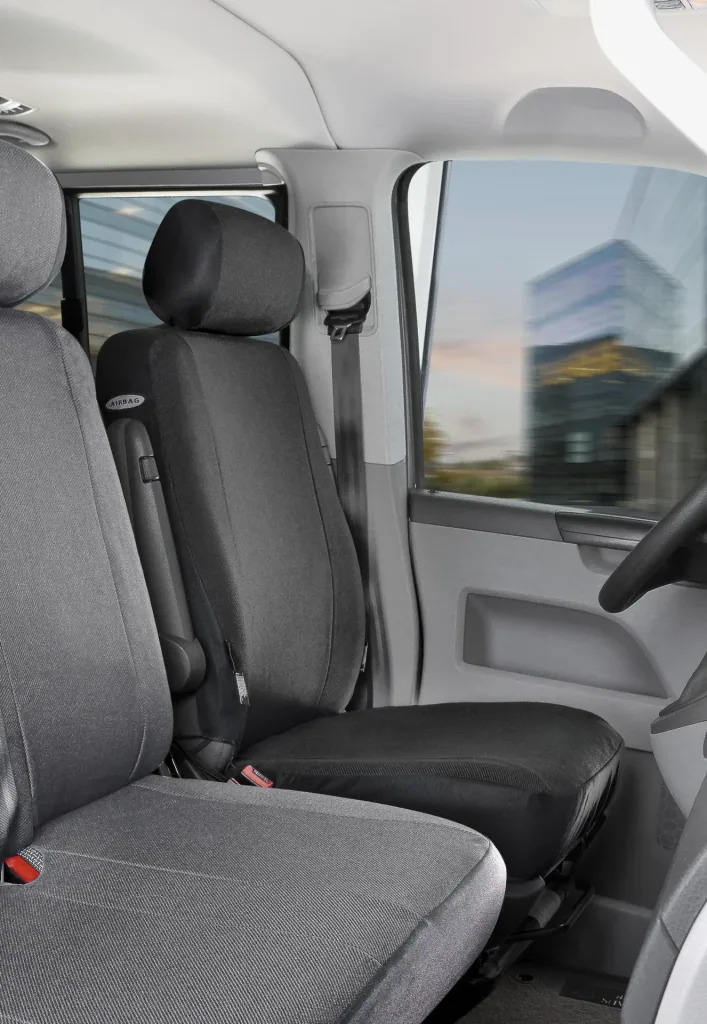Passform Sitzbezüge VW T5 für 3er Bank aus Stoff ab BJ 04/2003 bis 06/2015