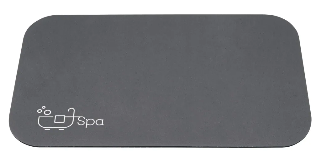 Superabsorbierende Badematte Spa, 40 x 60 cm dunkelgrau