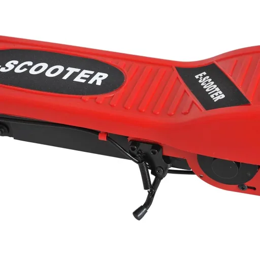 Elektroroller E-Scooter Cityroller klappbar Jugend Roller 12 km/h Kinder Metall Rot L74"W36"H73-91cm