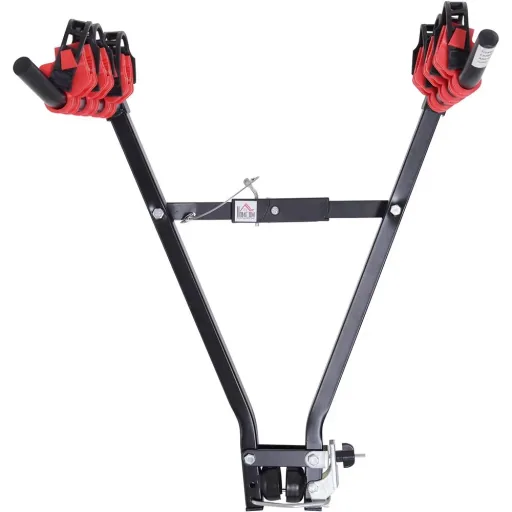 Fahrradheckträger für 3 Fahrräder Anhängerkupplungsträger Fahrradträger faltbar V-Form Metall + Kunststoff
