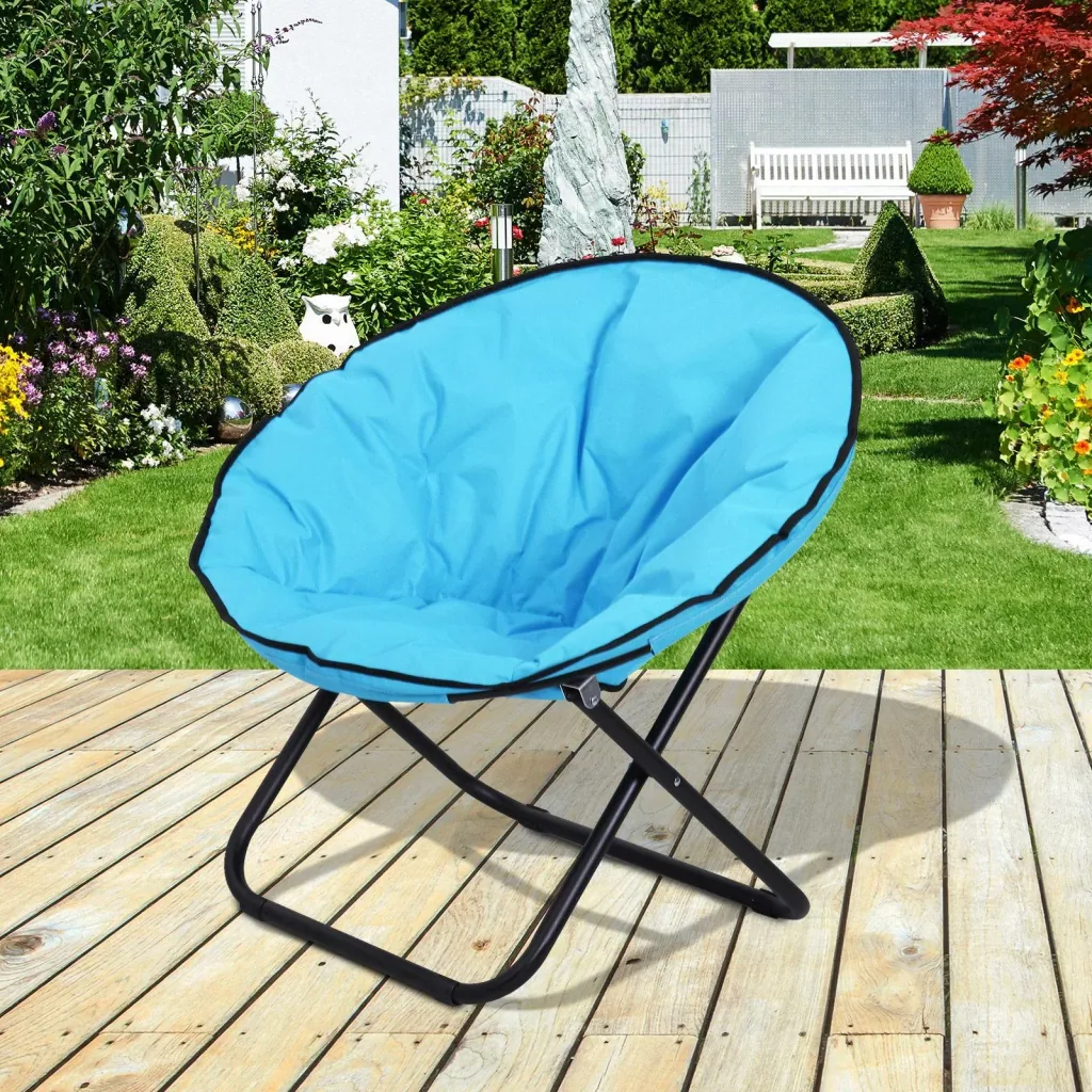Klappstuhl Klappsessel Campingstuhl Gartenstuhl Blau 80 x 80 x 75 cm