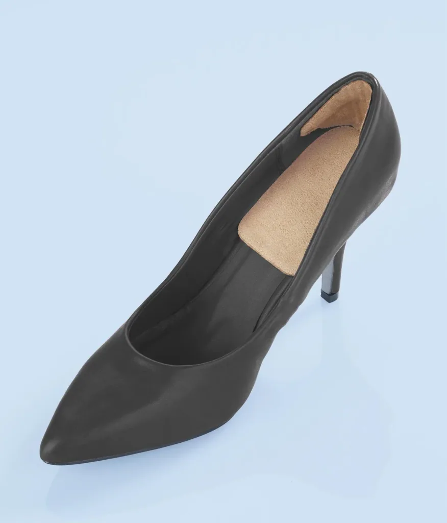 2 in 1 Gel-Fersenhalter mit Schuheinlage, Nude/ Hautfarben, 1 Paar