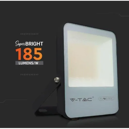 VT-30185 LED-Flutlicht - 30 W - 4720 Lm - 4000K - schwarz - Extra effizient