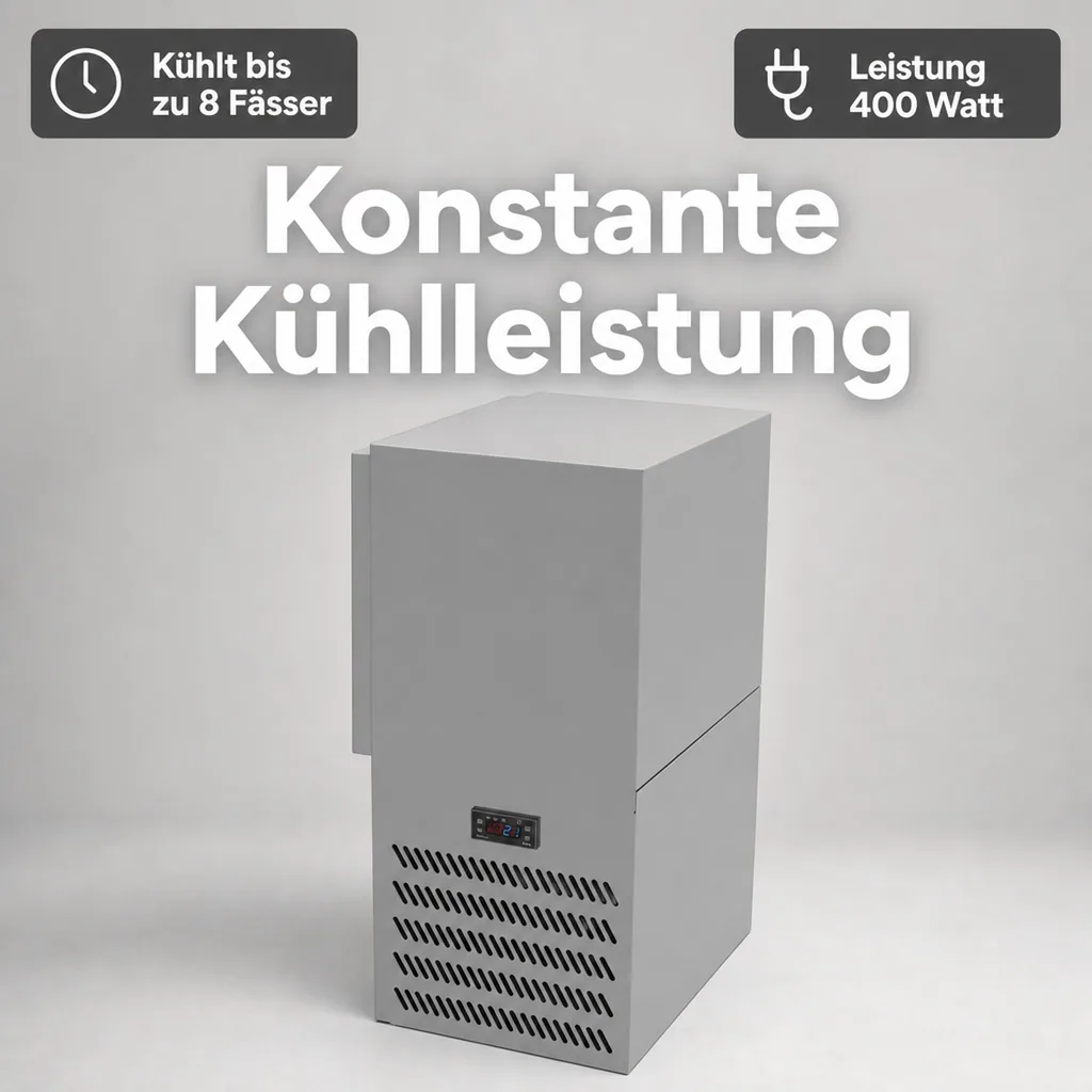 Steckfertiges Kühlaggregat, Seitenkühler links, CNS, Kältesatz Typ 4 VL