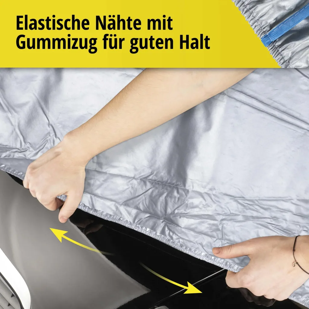Autoabdeckplane Sun Reflect - Größe 7 - 488x176x148cm - 112g/m² - PES beschichtet