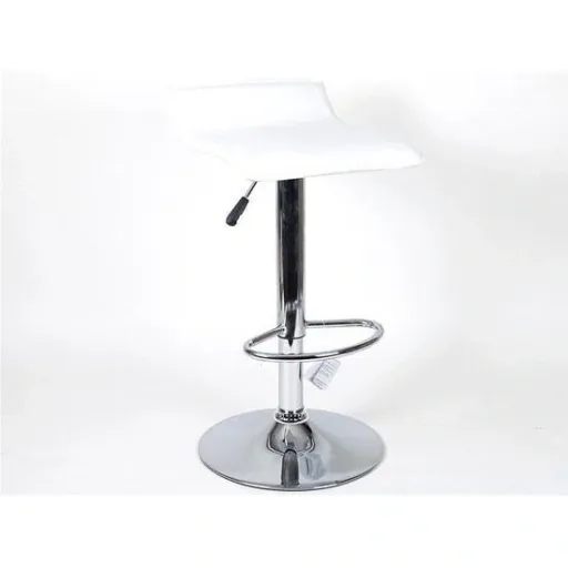 Gerimport Barhocker Weiß - 39x36x84 cm