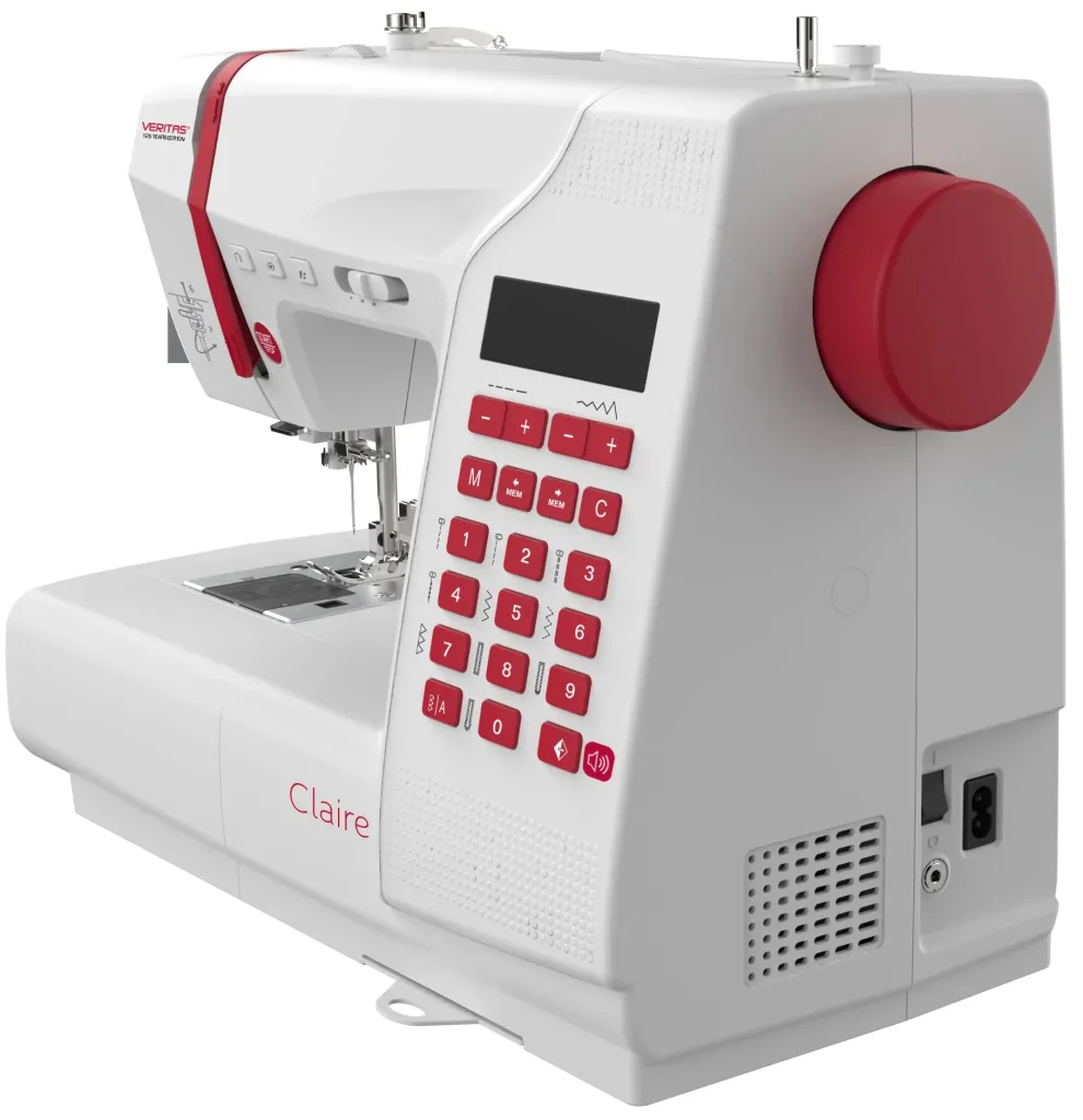 Nähmaschine „Claire“, 197 Stichprogramme mit Alphabet und Zahlen