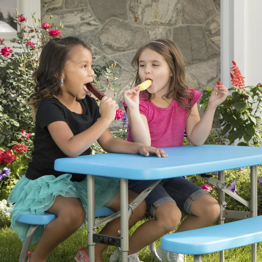 Lifetime Kinder Picknicktisch blau