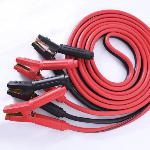 Starthilfekabel DIN 50 mm² - mit Überspannungsschutz - 4,5 Meter - 12/24 Volt, für Dieselmotoren 12 Volt/24 Volt bis 4000 cm³