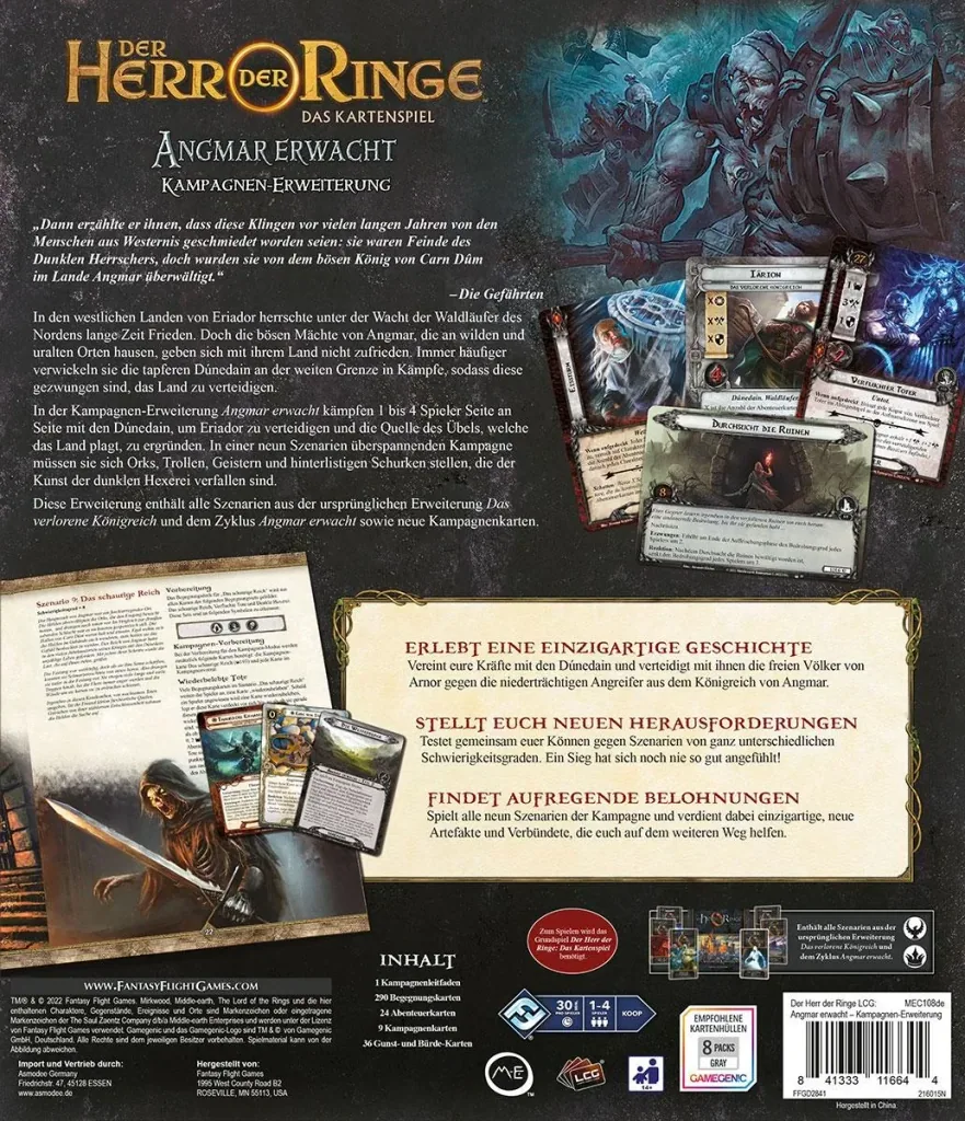 Der Herr der Ringe - Das Kartenspiel - Angmar erwacht - Kampagnen Erweiterung