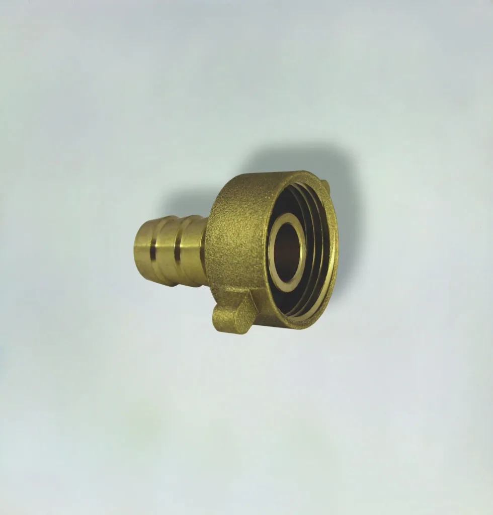 Schlauchverschraubung aus Messing, 1/2" Tülle mit 1/2" Innengewinde