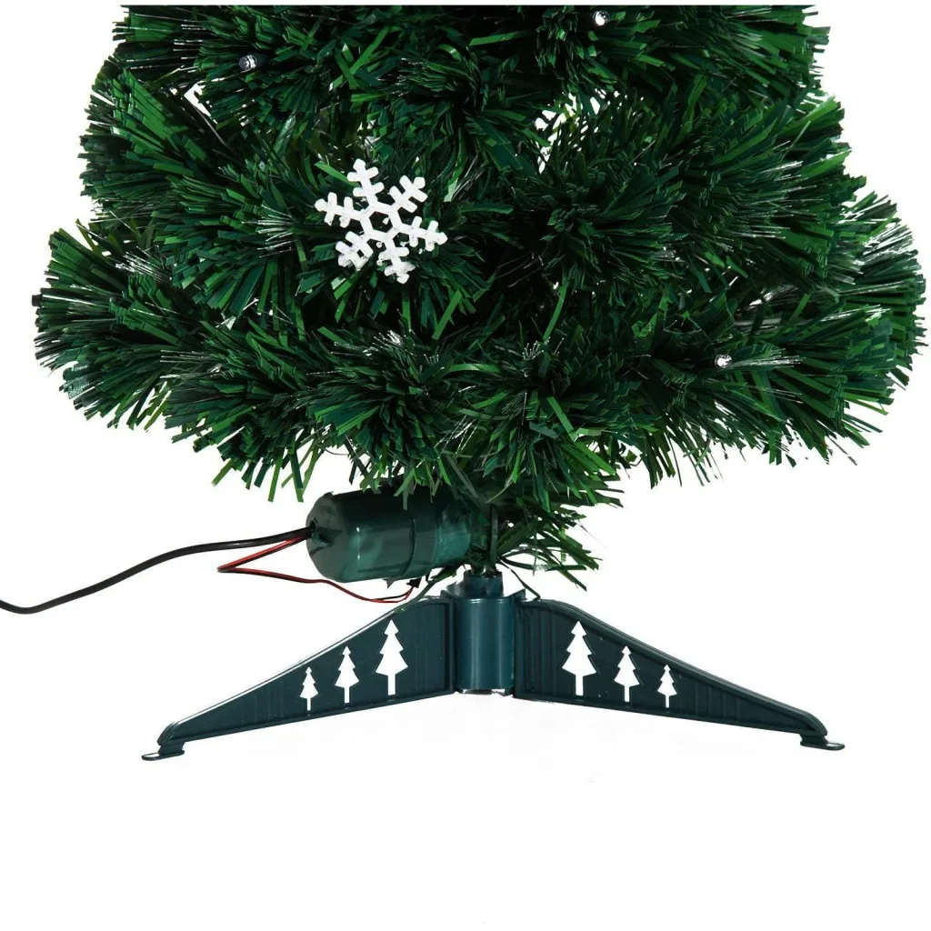 Weihnachtsbaum 60cm Tannenbaum LED Lichtfaser grün