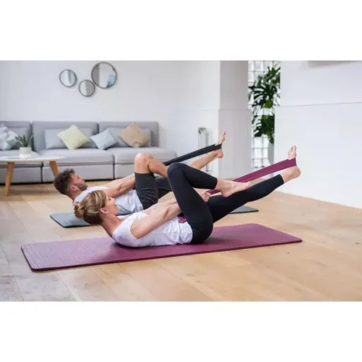 Widerstandsband für Fitness leicht 2 kg - Gummi - Türkis
