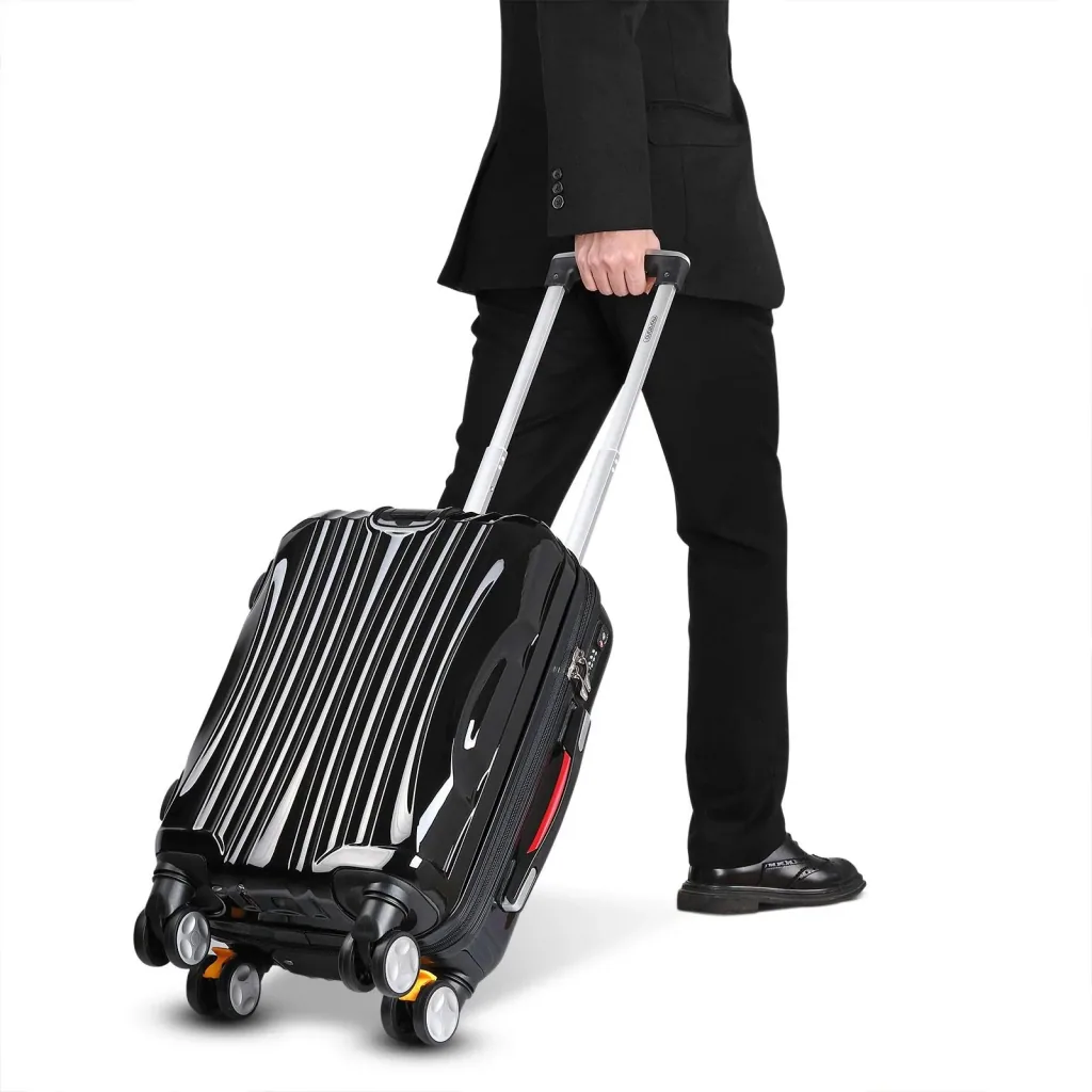 Hartschalenkoffer Ikarus Black M aus ABS 38l 55x35x20cm