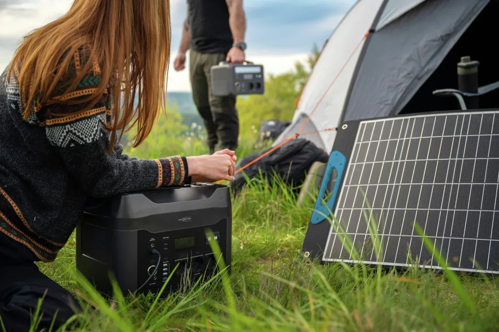 Solarmodul mit Tragegriff 100 Watt, faltbar