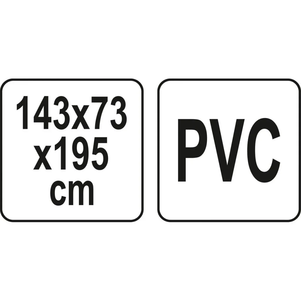 Gewächshaus - PVC - 195x143x73 cm