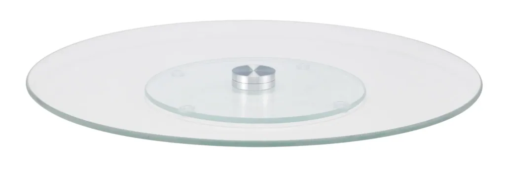 Drehbare Servierplatte Glas Ø 30 cm