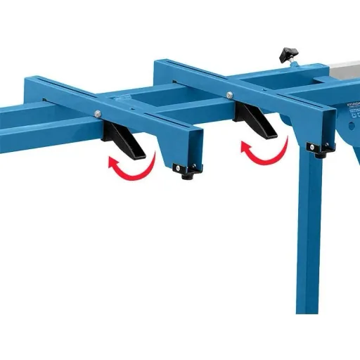 Kappsäge mit - universal - Laserfunktion - 1100W - Ø210 x Ø30mm - klappbarer Stahlrahmen