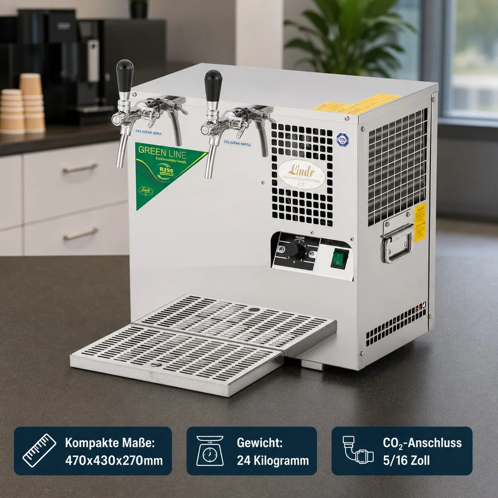 Wassersprudler, Wasserspender, Trinkwassersprudler - AS-45, 2-leitig