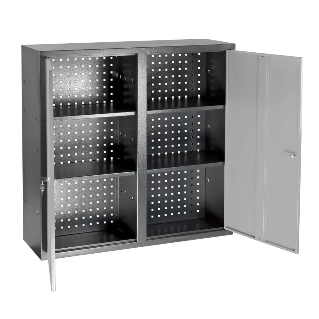 Wandschrank 2-türig mit Lochwand