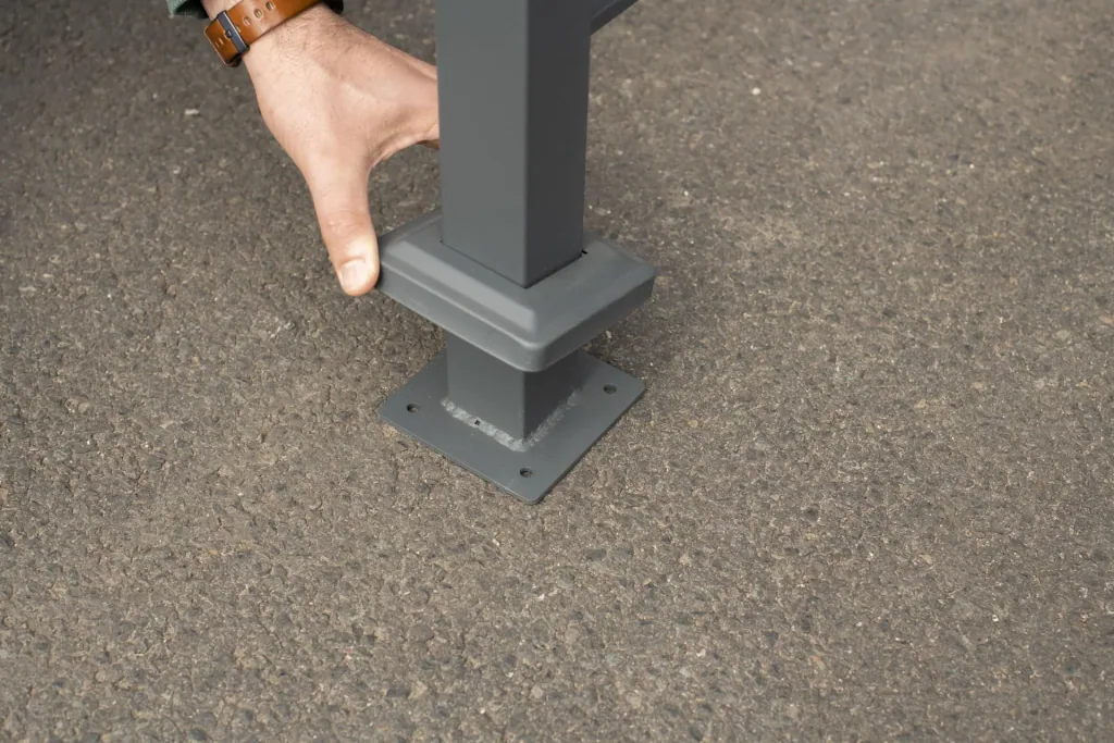Mülltonnenverkleidung Planum 3er Box, 150 cm, anthrazit