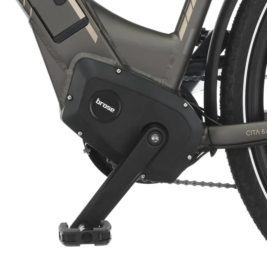 Unisex E-Bike City, 28 Zoll, Rahmengröße 44cm, 10-Gang Kettenschaltung, platingrau matt, CITA 6.0i