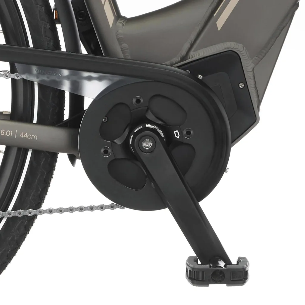 Unisex E-Bike City, 28 Zoll, Rahmengröße 44cm, 10-Gang Kettenschaltung, platingrau matt, CITA 6.0i