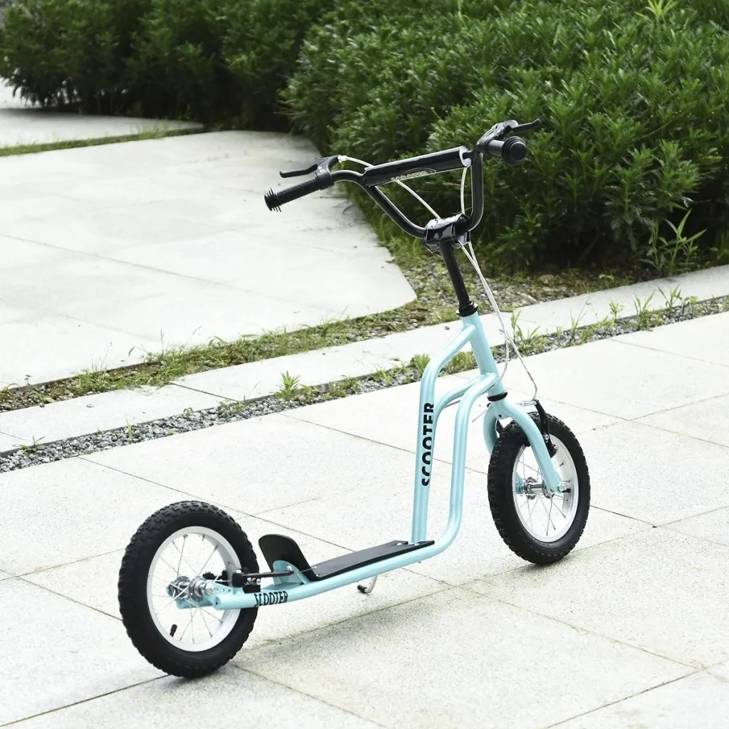 Kinderroller Lenker Verstellbar Scooter Tretroller Cityroller Kinder Roller Kickboard mit Luftreifen 12 Zoll ab 5 Jahre