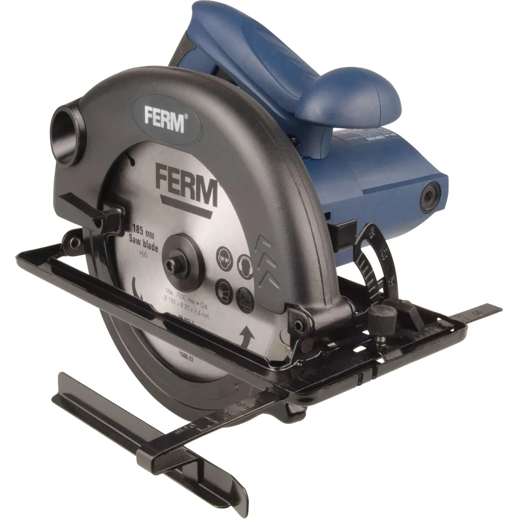 CSM1039 Kreissäge 1200W - 185mm - Spindelarretierung - Parallelführung - verstellbare Fußplatte (45 und 90 Grad) - Inkl.