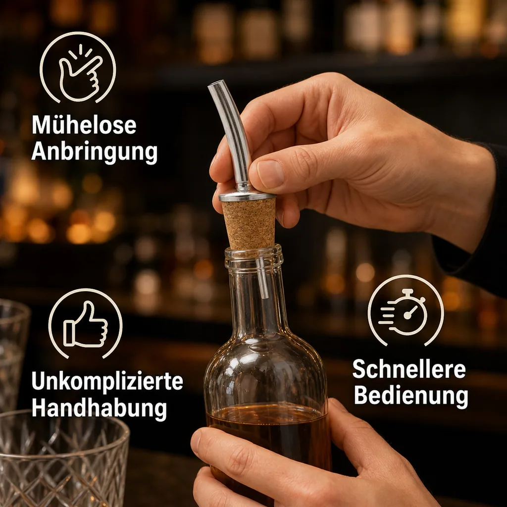Quick-Ausgießer, langer Auslauf