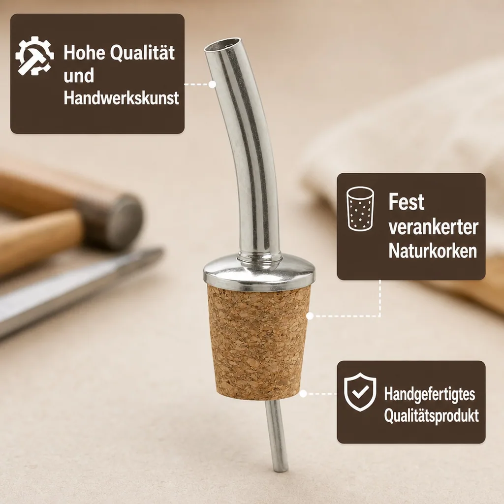 Quick-Ausgießer, langer Auslauf
