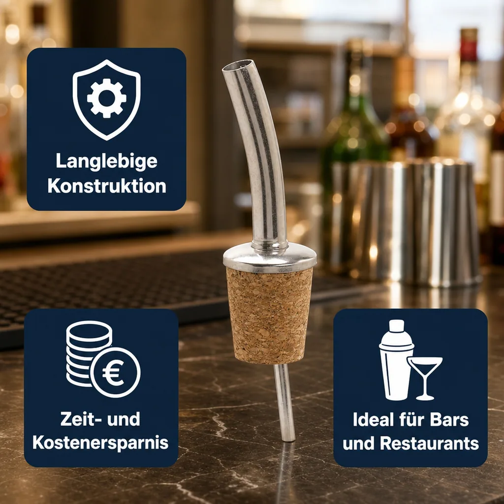 Quick-Ausgießer, langer Auslauf