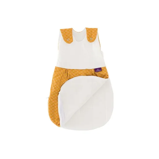 Träumeland Liebmich Baby Schlafsack, Schlummersack, Innenschlafsack - Fische Gold, Grösse: 62/68