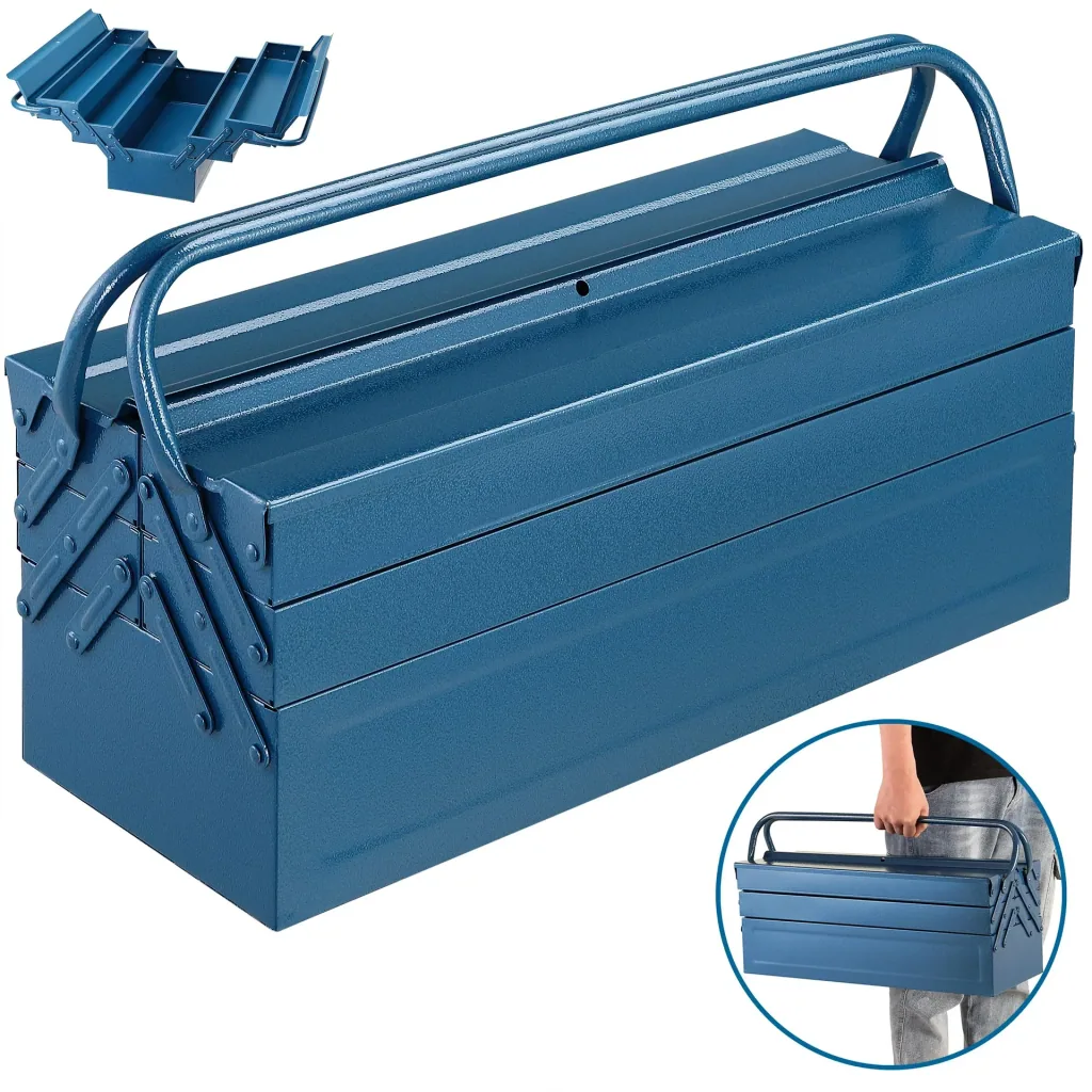 Stahl Werkzeugkoffer Blau