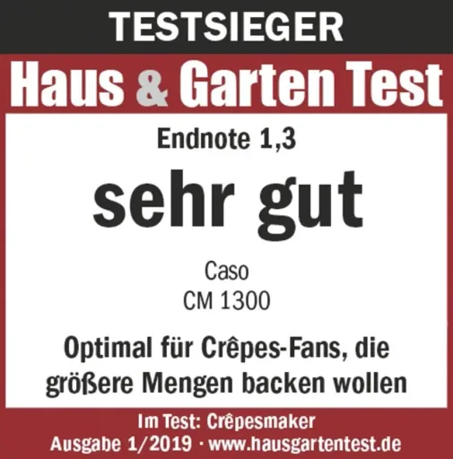 Design Crêpes-Maker "CM 1300", Edelstahl, 1300 Watt