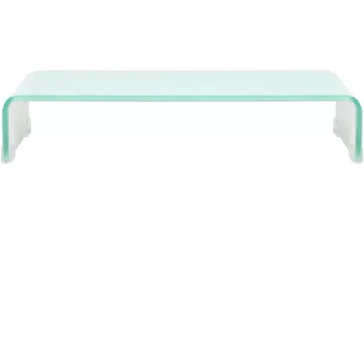 TV-Schrank/Monitorständer weiß 60x25x11 cm Glas