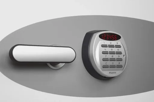 Feuerschutztresor Fire Fighter Größe 4 mit Fingerabdruckschloss