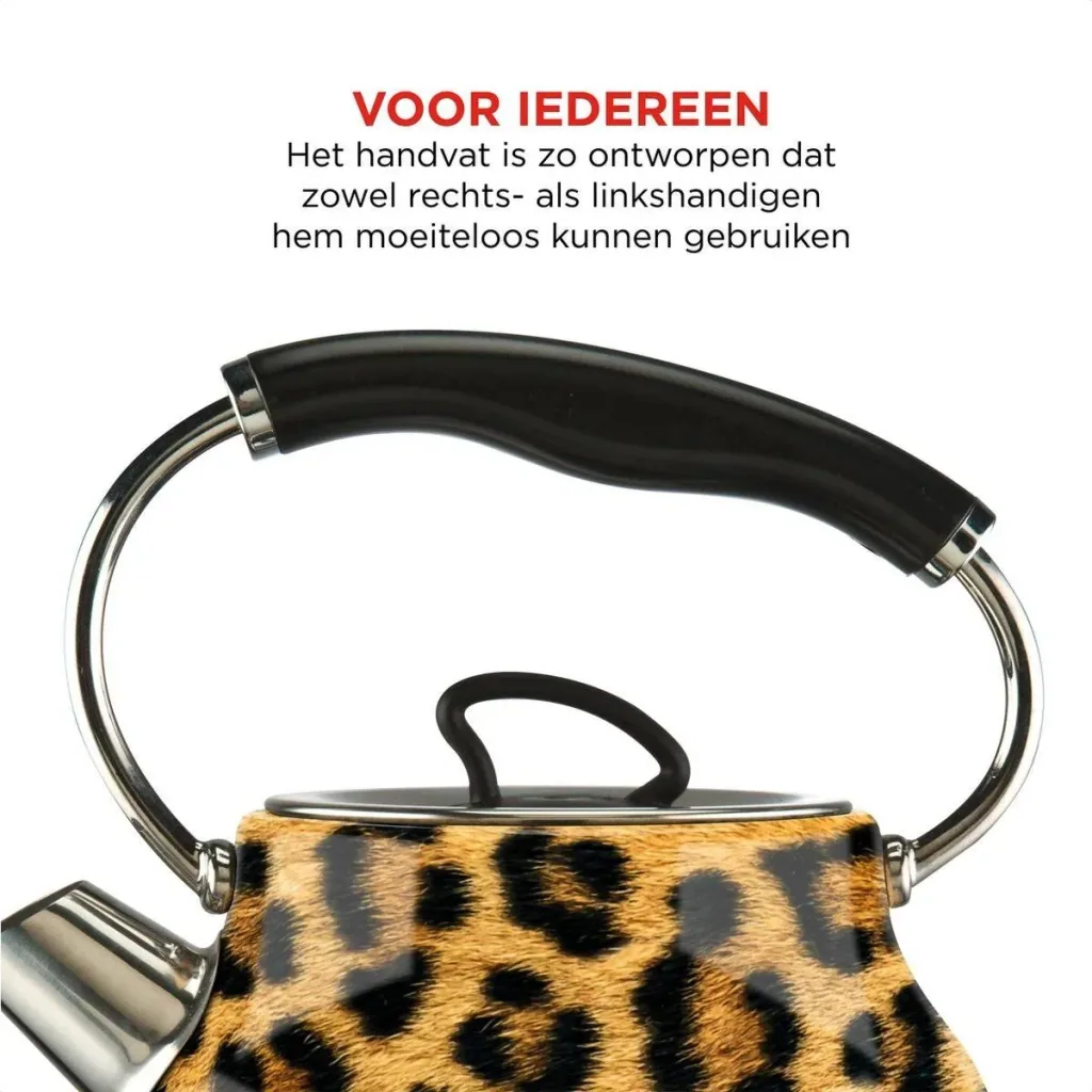 Panther Wasserkocher - 1.7L und Toaster - Panther Druck - Leopard - Retro