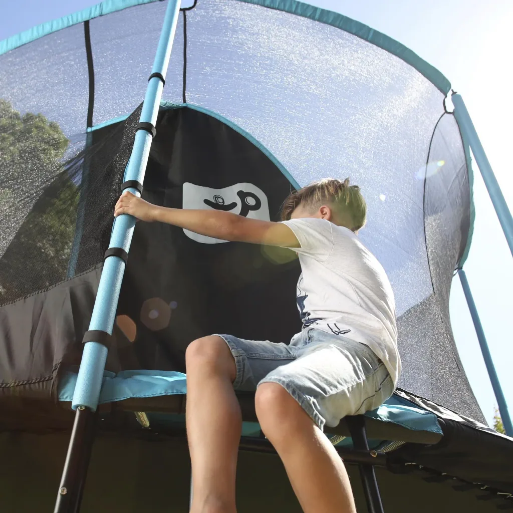 Genius Trampolin blau/schwarz Ø427 cm