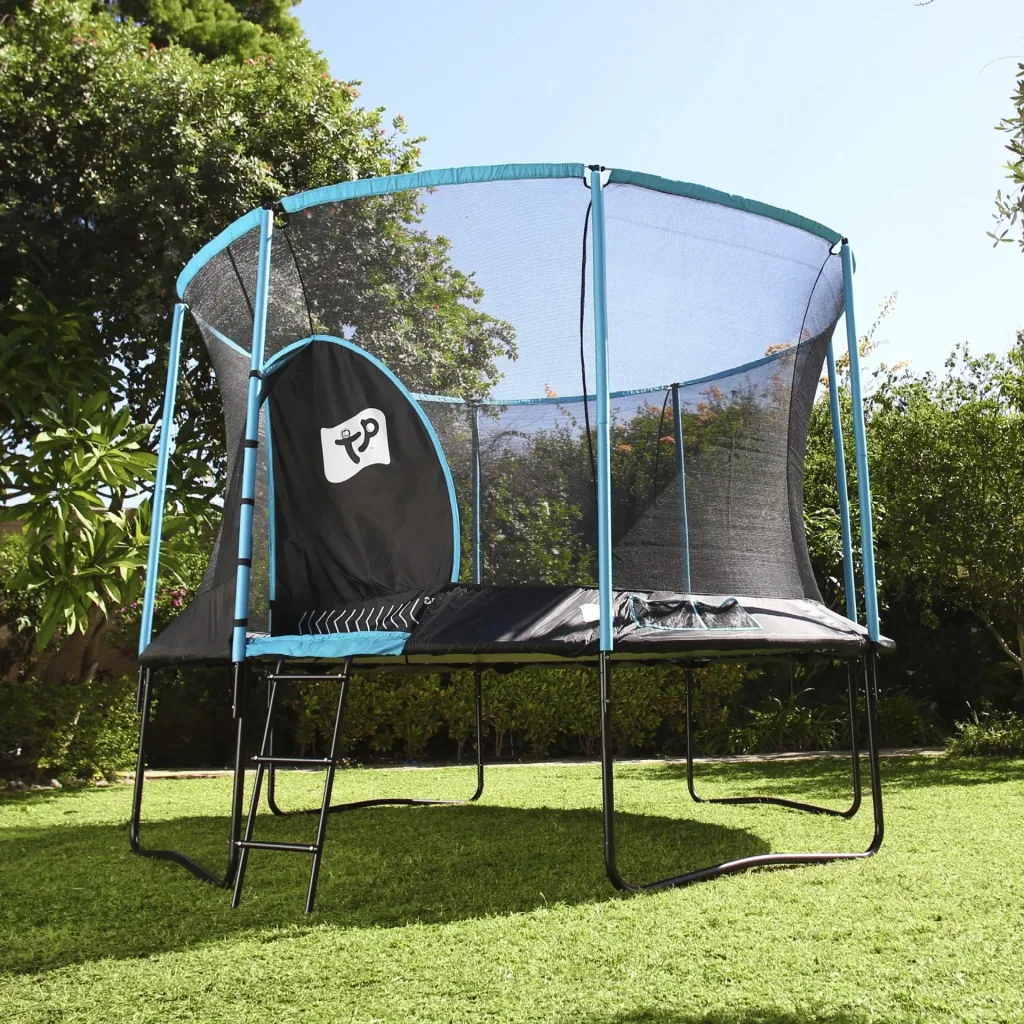 Genius Trampolin blau/schwarz Ø427 cm