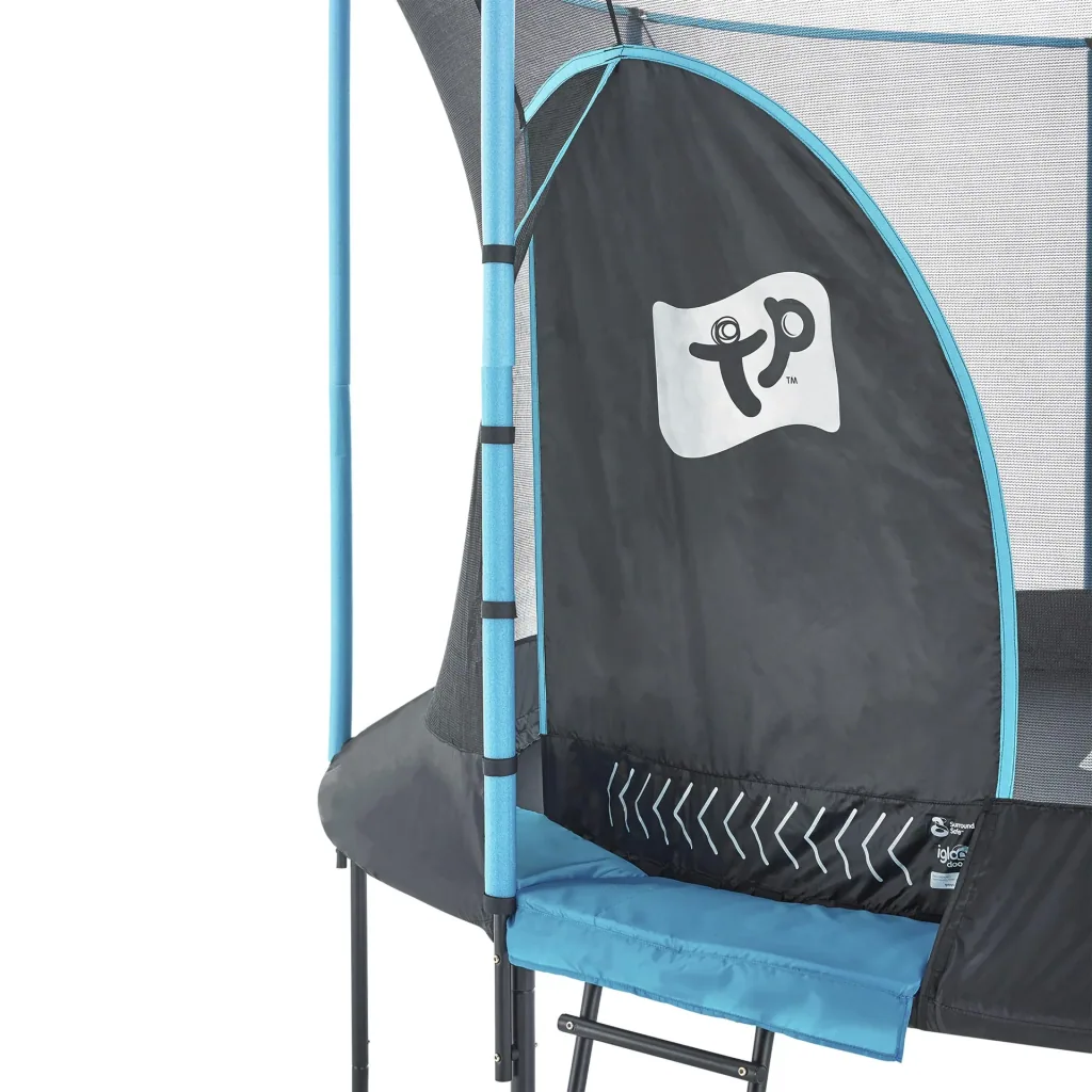 Genius Trampolin blau/schwarz Ø427 cm