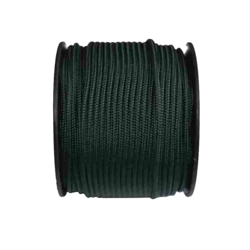 Kordel, Befestigungskordel, PP, 2,5mm, schwarzgrün, 25m