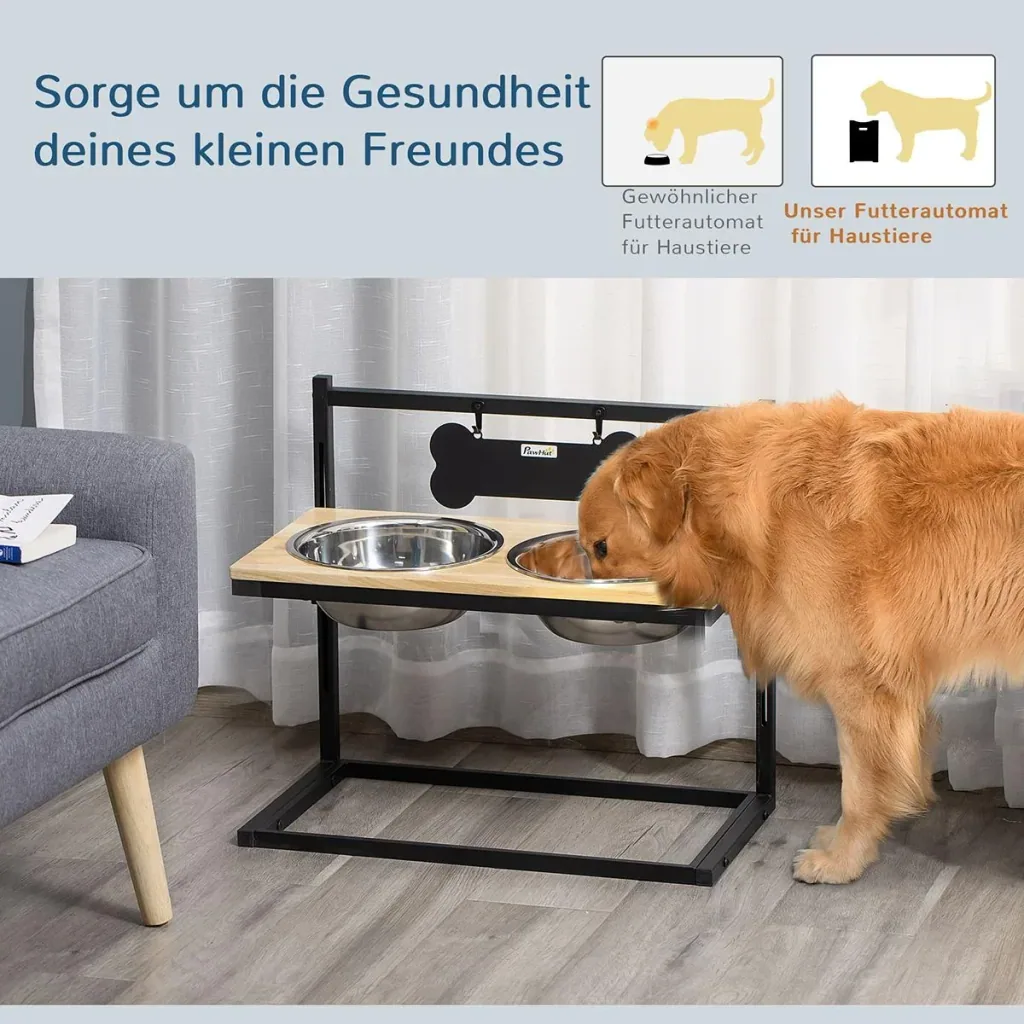 erhöhter Hundenapf höhenverstellba